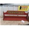 Image 2 : 36" Wide Antique Wooden Sign & Cream Can