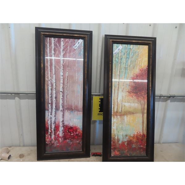 2 PIctures 17" x 41"