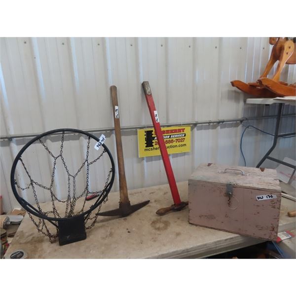 Basketball Hoop, Pick, , Wooden Crate