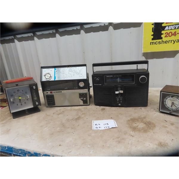 4 Radios; Electronics Inernational, Sony, Zenith, Realistic