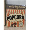 Image 3 : Centenial Framed Map of MB 24" x 32" & Modern Popcorn Sign 24" x 30"