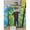 Image 3 : 3 New Boys Halloween Costumes Size 4-6 ; Clown, Pilot, Dragonsaurus