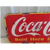 Image 2 : Coca-Cola Porcelain Sign 12" x 29.5"