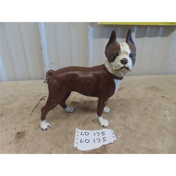 Cast Dog Door Stop 10.5" Tall 10" Long