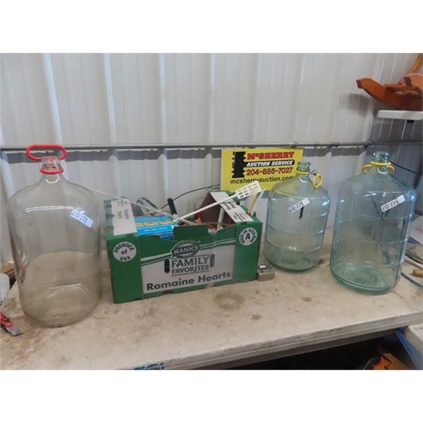 3 Wine Carbines, Wine & Beer Making Equipment