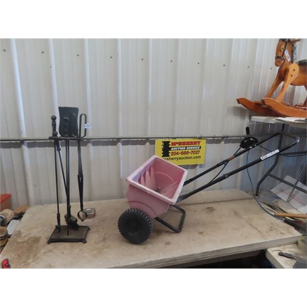 Yard Fertilizer & Fireplace Tools