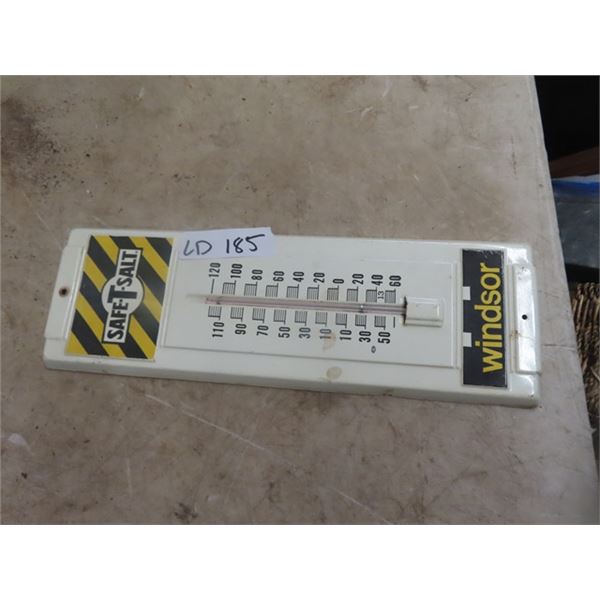 Windsor Advertisement Metal Thermometer 4.5" x 14"