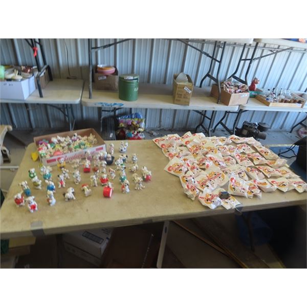 48 McDonalds Toys in Packages & I Believe 101 Dalmations