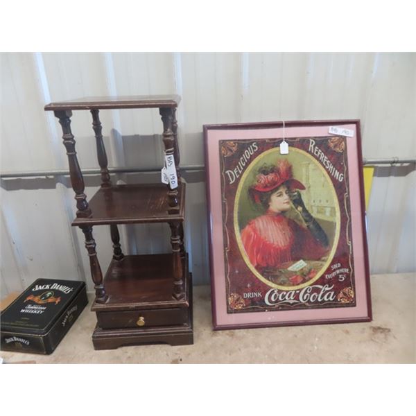 Coca-Cola Framed Puzzle & Stand 30" x 12" x 12"