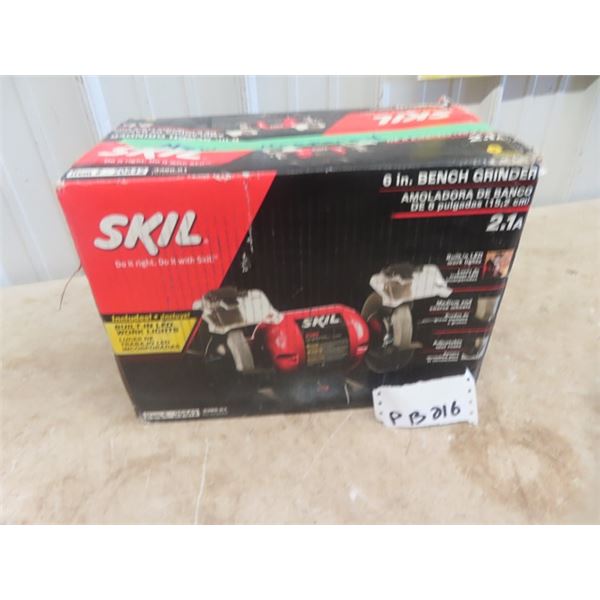 New Skil 6" Power Bench Grinder