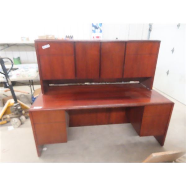 Desk with Hutch 72" x 36" x 60"