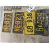 Image 2 : 7 1950's License Plates