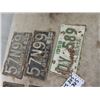 Image 3 : 7 1950's License Plates