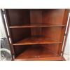 Image 3 : Walnut Corner China Cabinet 68" Tall , Front Width 35"