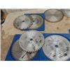 Image 2 : 12 Circular Saw Blades up to 10" & Sand Paper