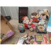 Image 4 : Old Santa Drum Toy, McDonaldsBatman Toy, Globe Bank, Tapestry, Stationary plus more