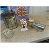 Image 2 : Desert Stand, Humidifier, Brass + Glass Shelfm Tins & Ornaments