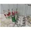 Image 4 : Sterling Silver Serving Items , Glassware Pitchers Depression Sugar Shaker