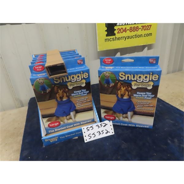 6 Pet Dog Snuggies Sz L