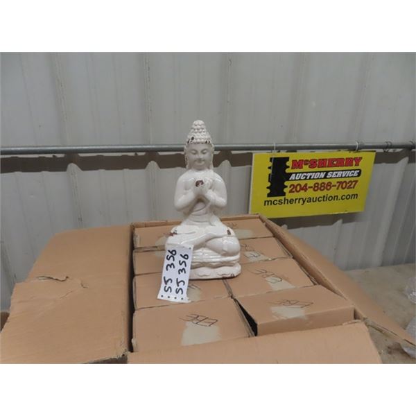 8 -12.5" Ceramic Buddhas