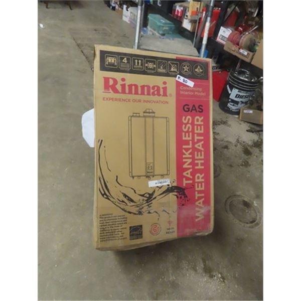 New Rinnai Gas Tankless Water Heater