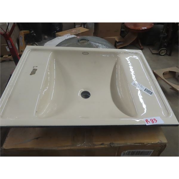 New Kohler Cast Bathroom Vanity Sink 16" x 22"