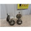 Image 2 : 2 Wall Mount Coal Oil Lamps & 1964 Mail Bag
