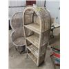 Image 2 : Wicker Shelf 57"x21"x11" & Chair