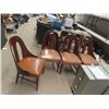 Image 1 : 4 Mid Century Dining Room Chairs
