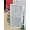 Image 1 : 2 Windows 30.25" x 59" Single Pane Aluminum Slider + 1) 28" x 38 " Single Pane Aluminum Slider & 1) 