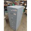 Image 4 : 4 Drawer Metal Filing Cabinet 52" x 18" X 25"