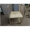 Image 1 : Metal Shop Stand on Casters 22" x 22" , 20" Platform plus 16" to Top of Handles