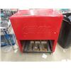 Image 3 : Metal Embossed Coca-Cola Ice Cooler 32" x 32" x 23"