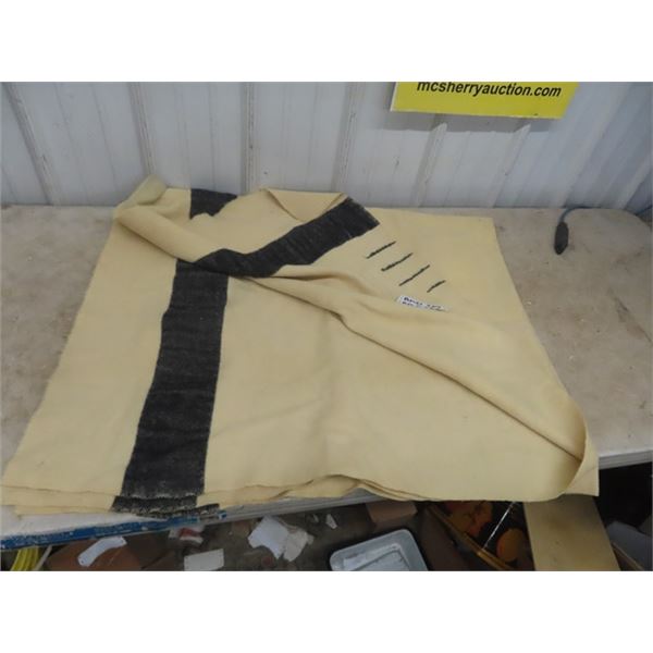 Wool Hudson Bay Blanket with Stripes