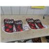 Image 1 : 2 Coca-Cola Stickers 18" x 24"