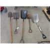 Image 1 : 5 Shovels - 1 Aluminum & Spade