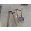 Image 1 : 2 Picks, Shovel, Splitter, Axe