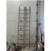 Image 1 : 2 Wooden Ladders - Combined 200" Long