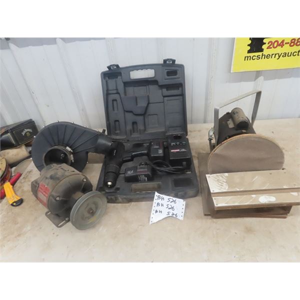 Electric Sander, Electric Motor, 14.4 Cordless Drill