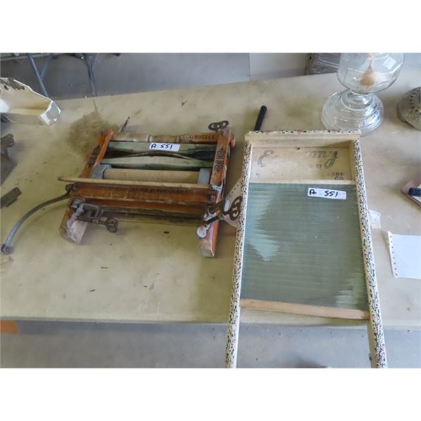 Washboard & Wringer