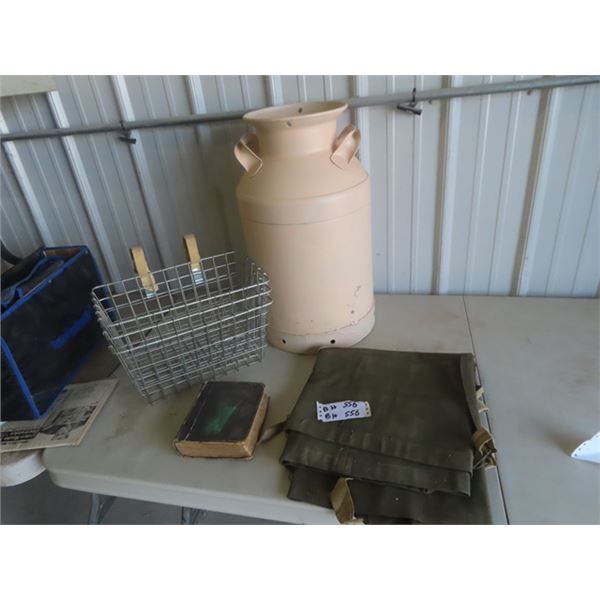 New Old Stock -3 Bicycle Baskets , Cream Can plus more