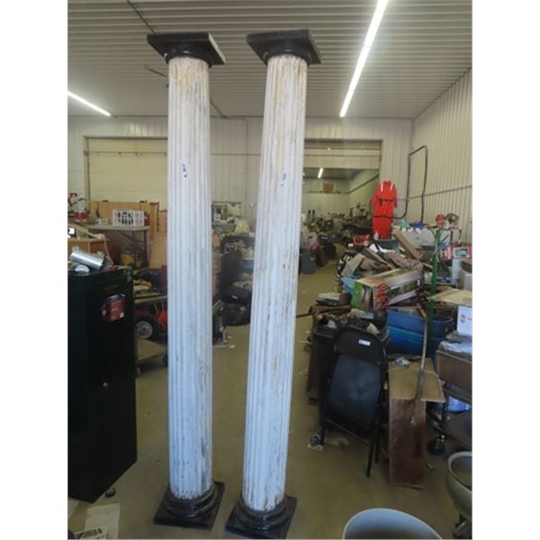 2 Veranda Pillars 98" Tall 9 " Wide