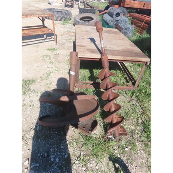 2 Post Hole Augers; 1) 9" ,1) 24"