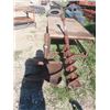 Image 1 : 2 Post Hole Augers; 1) 9" ,1) 24"