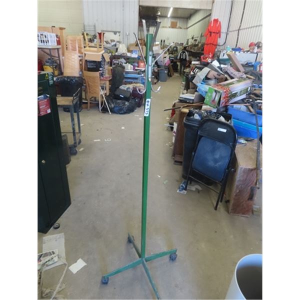 Metal Coat Rack on Casters