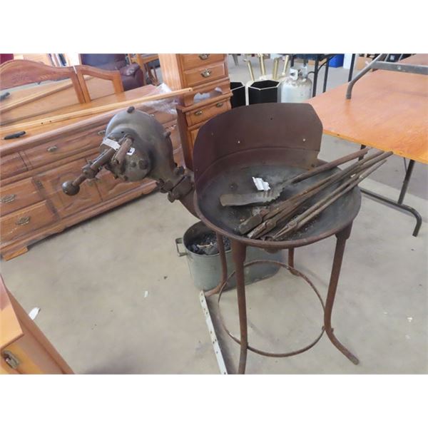 Forge with Western Chief Blower & Some Tooling