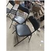 Image 2 : 3 Folding Chairs & 1 Stool