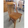 Image 2 : Oak Waiting Room Chair & 4' Wooden Ladder