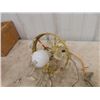 Image 2 : 7 Brass Hangers & 2 Light Fixtures