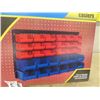 Image 2 : New 30 Piece Wall Mount Parts Bins Organizer